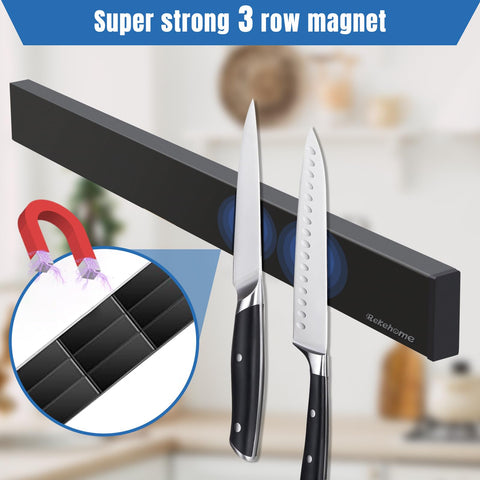 Instalación flexible Rekehome: tornillos para superficies duras o cinta adhesiva para superficies lisas