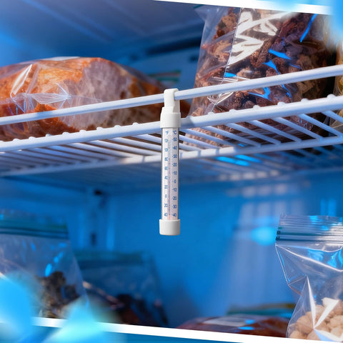 Termómetro Relaxweex adaptable para múltiples refrigeradores, monitoreo continuo.