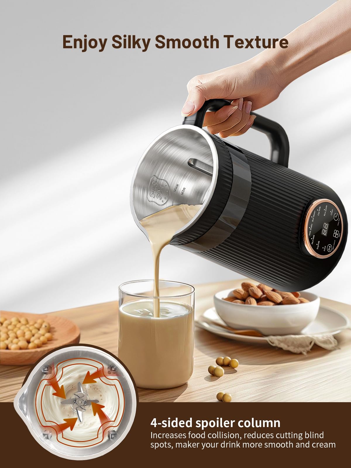 RELEXNOW función auto-limpieza para limpieza rápida tras beber.