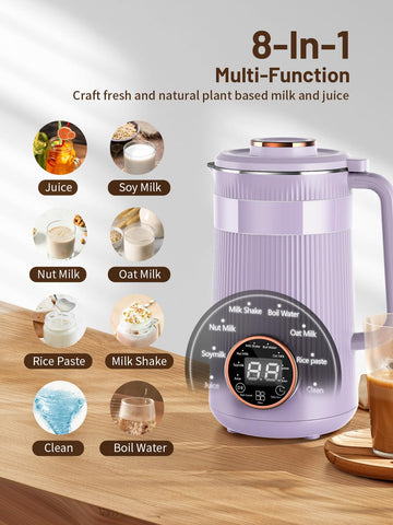 RELEXNOW Sistema 8 funciones para leche, jugos y más, con resultados versátiles