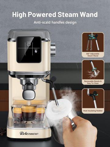 tanque de agua RELEXNOW 1,2 L para mayor autonomía