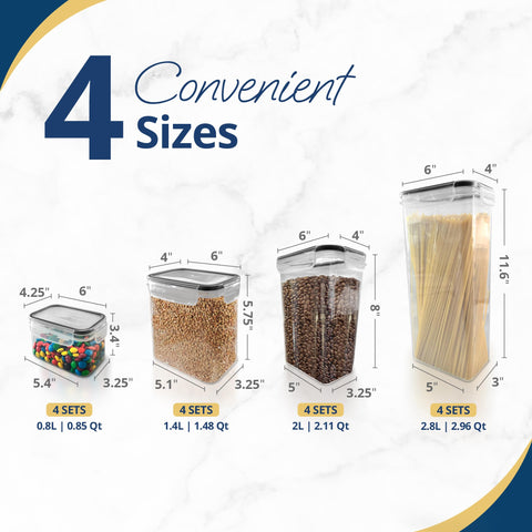 Reli contenedor 2 L para pasta y snacks.