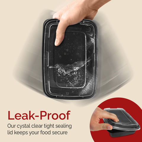 Reli contenedores aptos para microondas y congelador