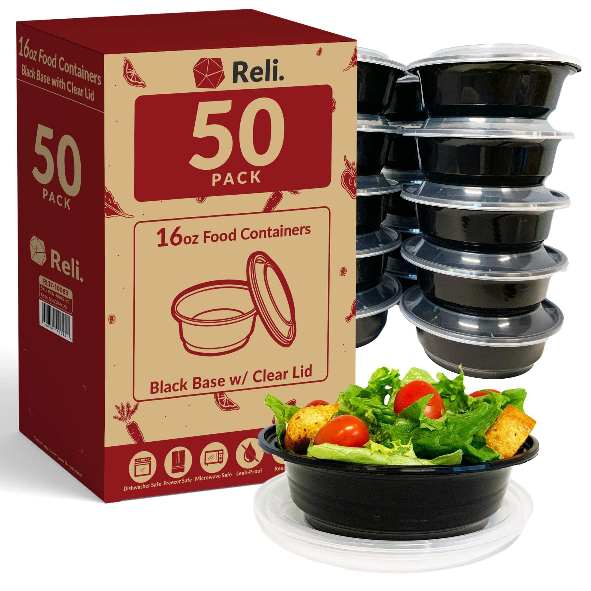 Reli. cuencos para preparacion de comidas con tapas, ideal para porciones diarias.