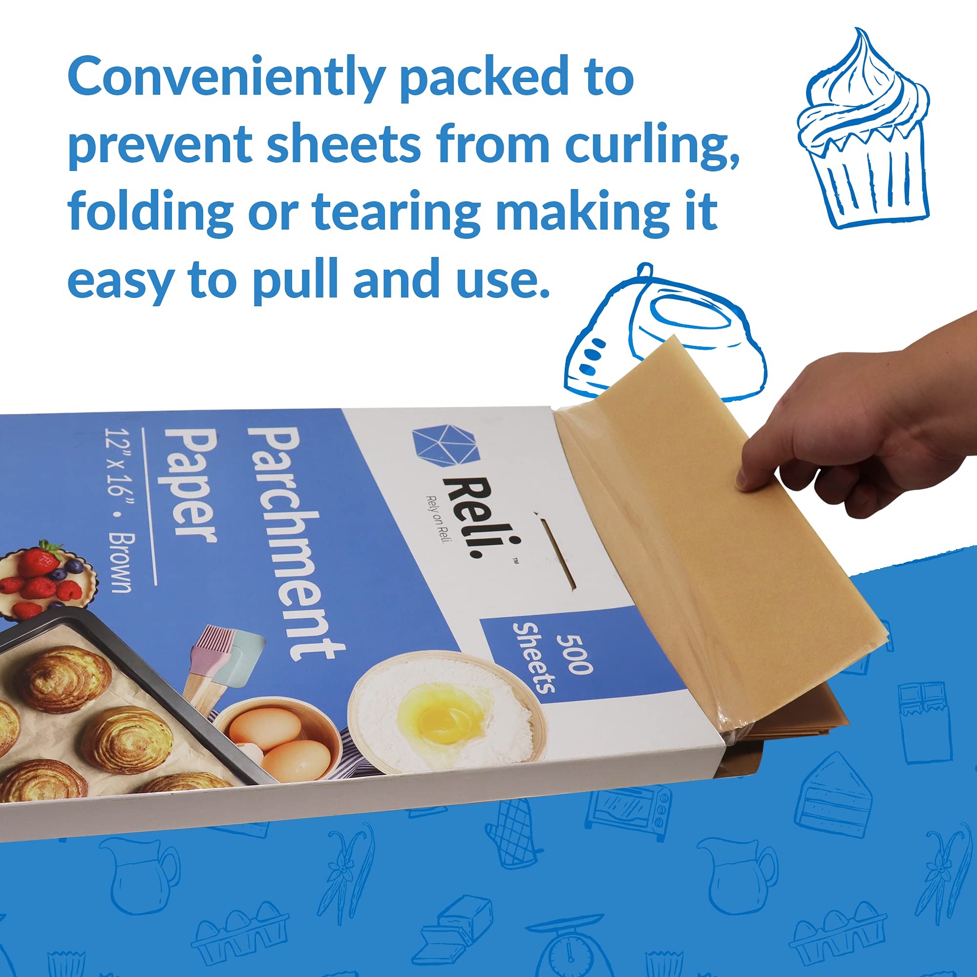 Reli papel desechable facilita la limpieza tras cocinar.