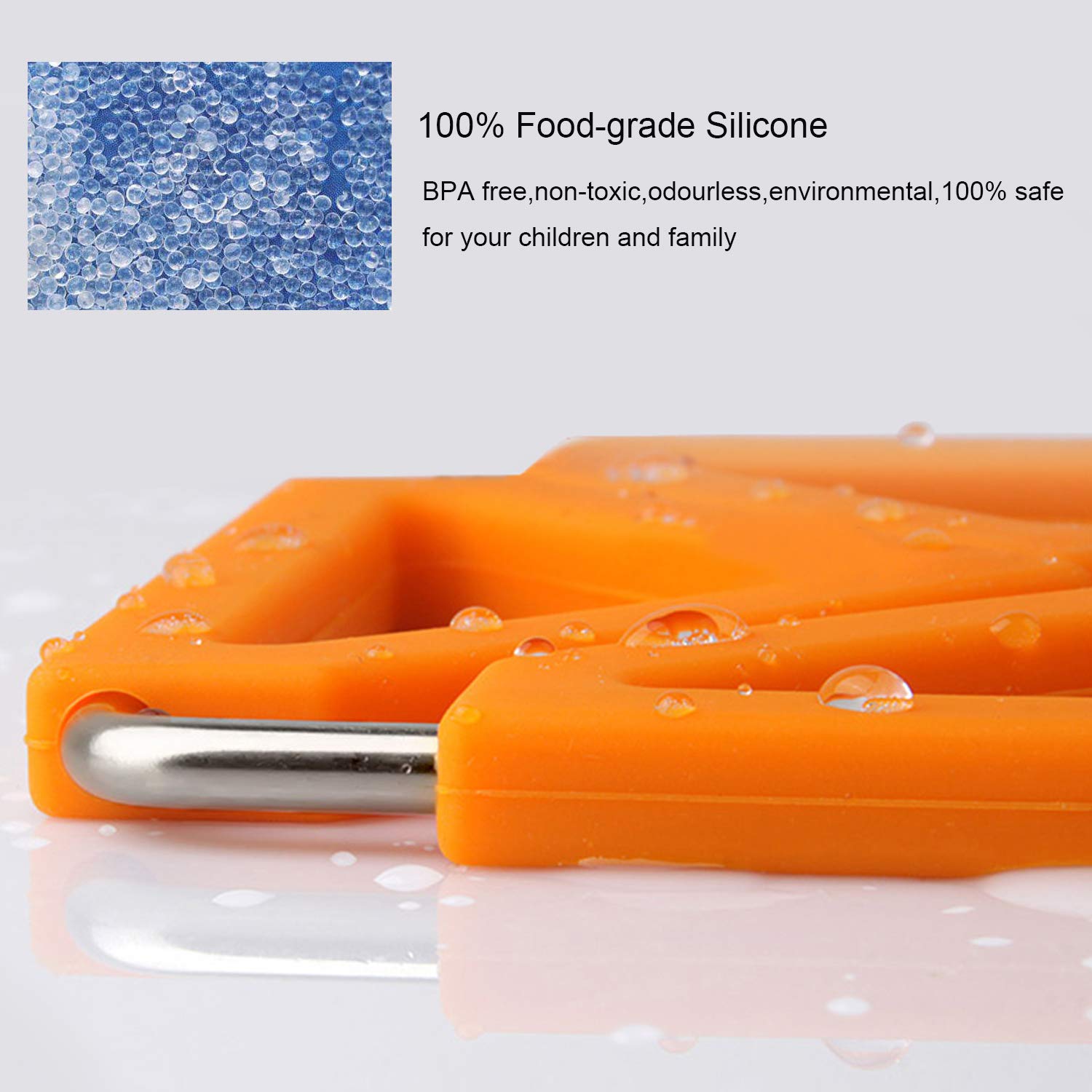 RELIANCER trivet silicona expandible 8x8 ideal para ollas grandes