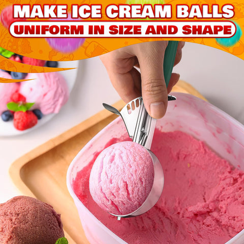 Reluen cuchara-helado lavavajillas apta facilita la limpieza.