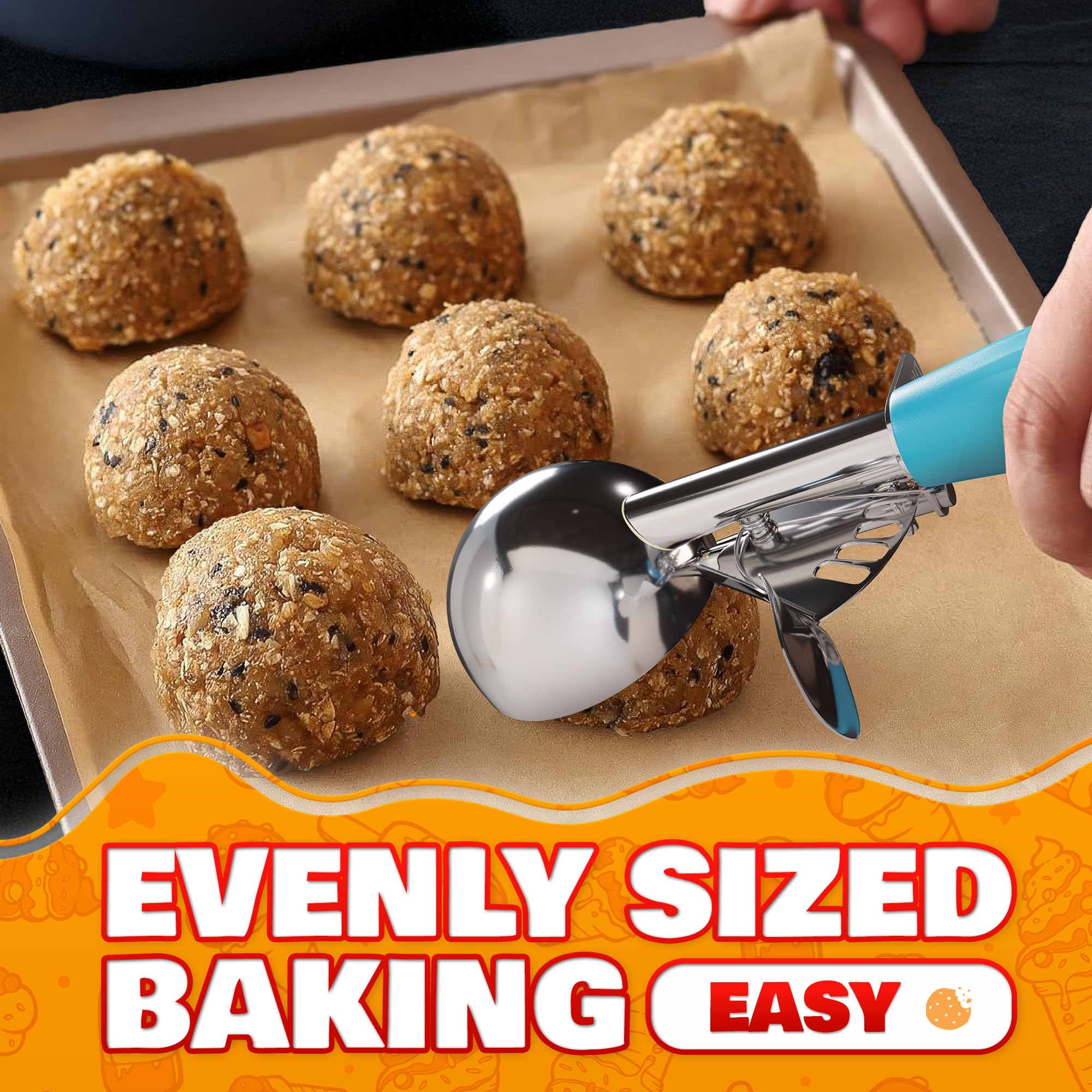 Reluen mangos coloridos azul, amarillo y morado, regalo ideal para cocina.