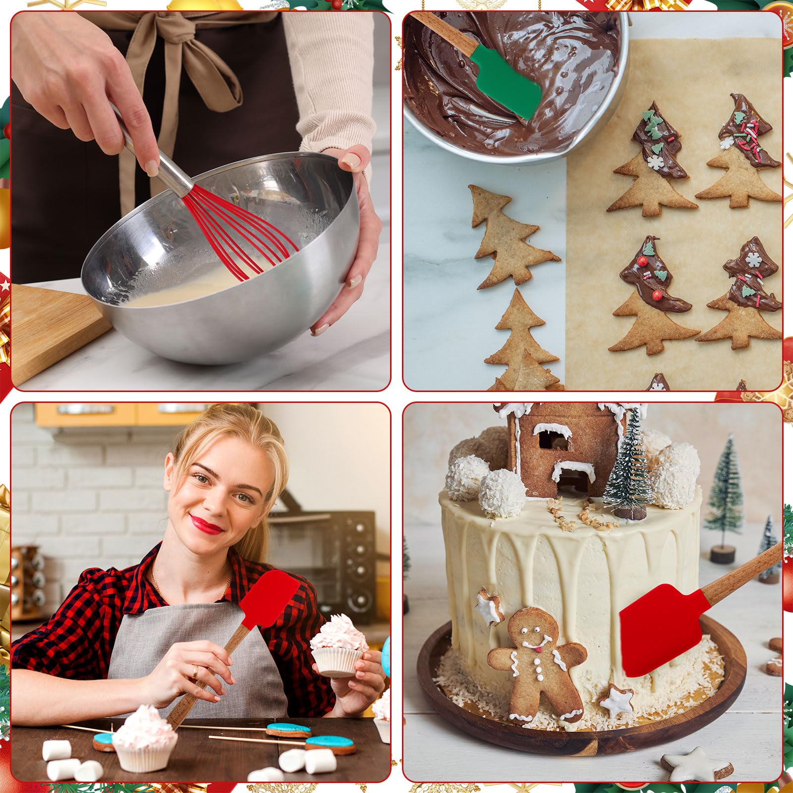 Remerry cuerda navidad: cuerda decorativa para atar paquetes y colgar adornos