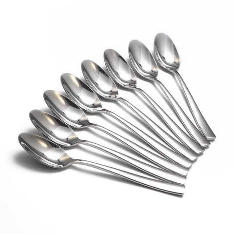 Remoxye: juego de cucharas de 7 pulgadas, acabado inoxidable para uso diario