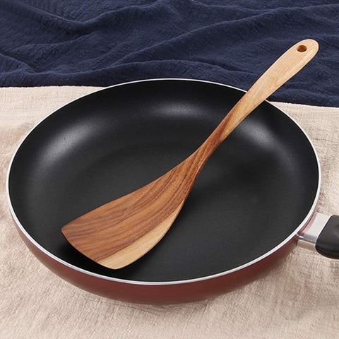 Conjunto de utensilios Renawe en acacia, 5 piezas para uso diario en la cocina.