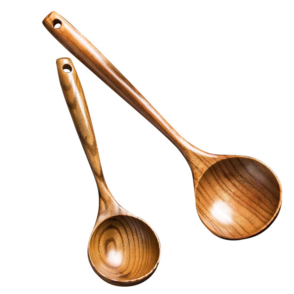 Cucharón Renawe de 14 pulgadas para cocinar con comodidad.