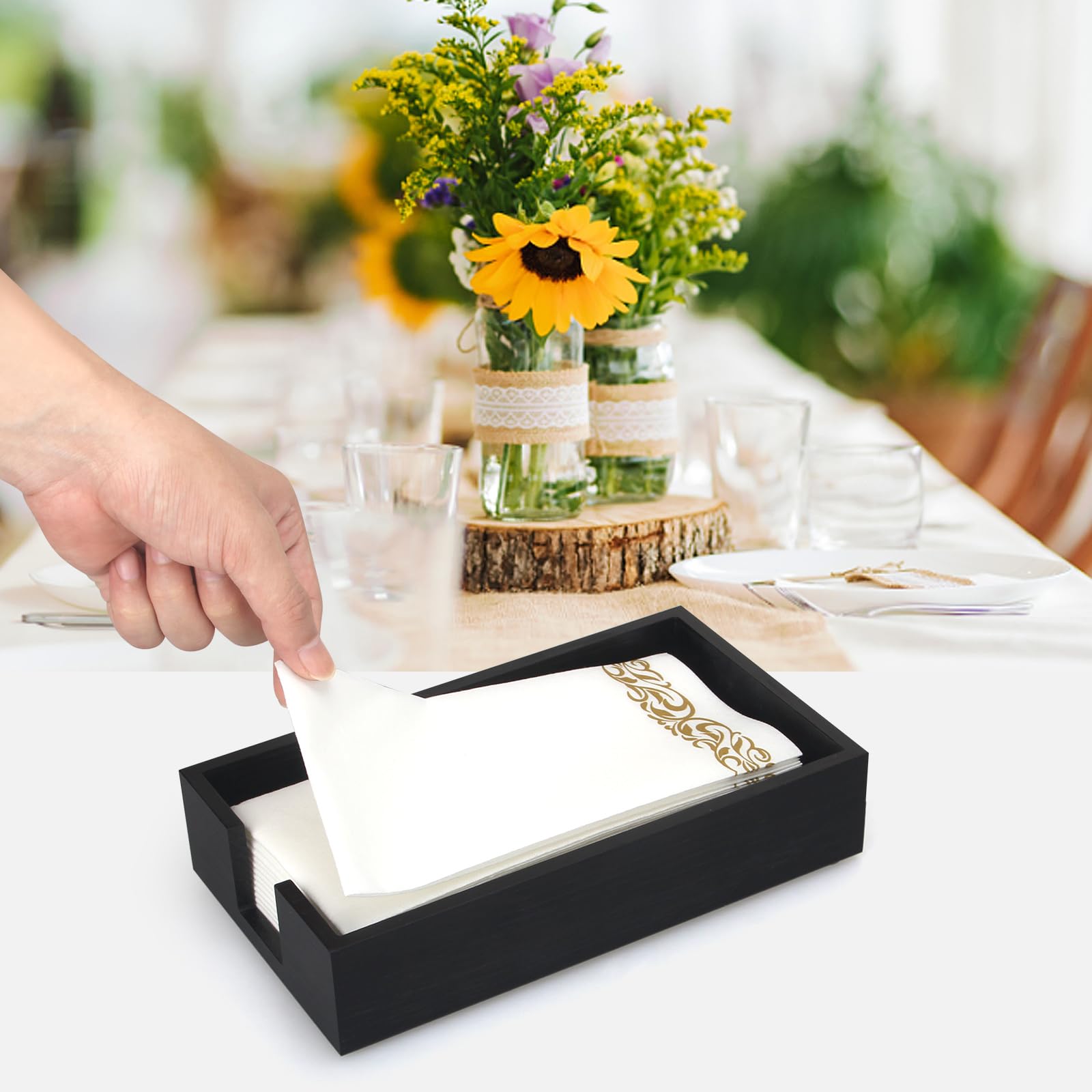 Renawe dispensador de servilletas, ideal para cocina y comedor.