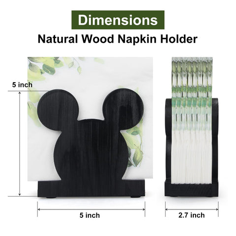 Renawe porta-servilletas decorativo, perfecto para mesa de cocina o comedor.