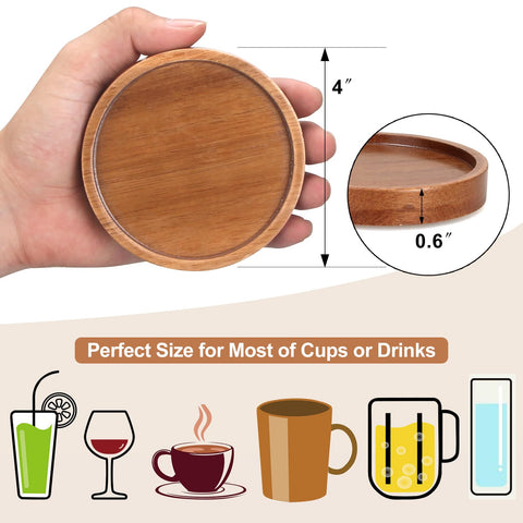 Renawe posavasos de madera regalo elegante para el hogar