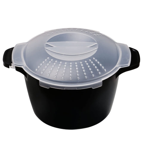 ReneeChef cocedor microondas 2qt para verduras al vapor, práctico y rápido.