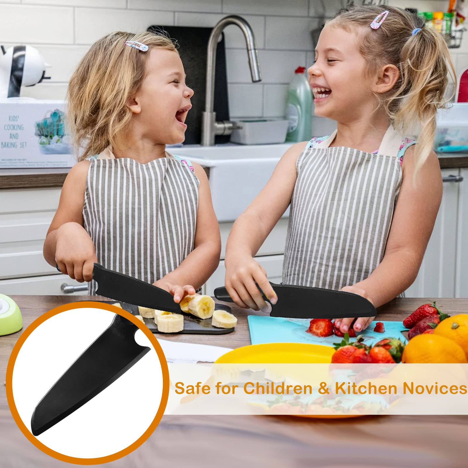 ReneeChef cuchillo nylon antiadherente para cortar chocolate, pan y pizza.