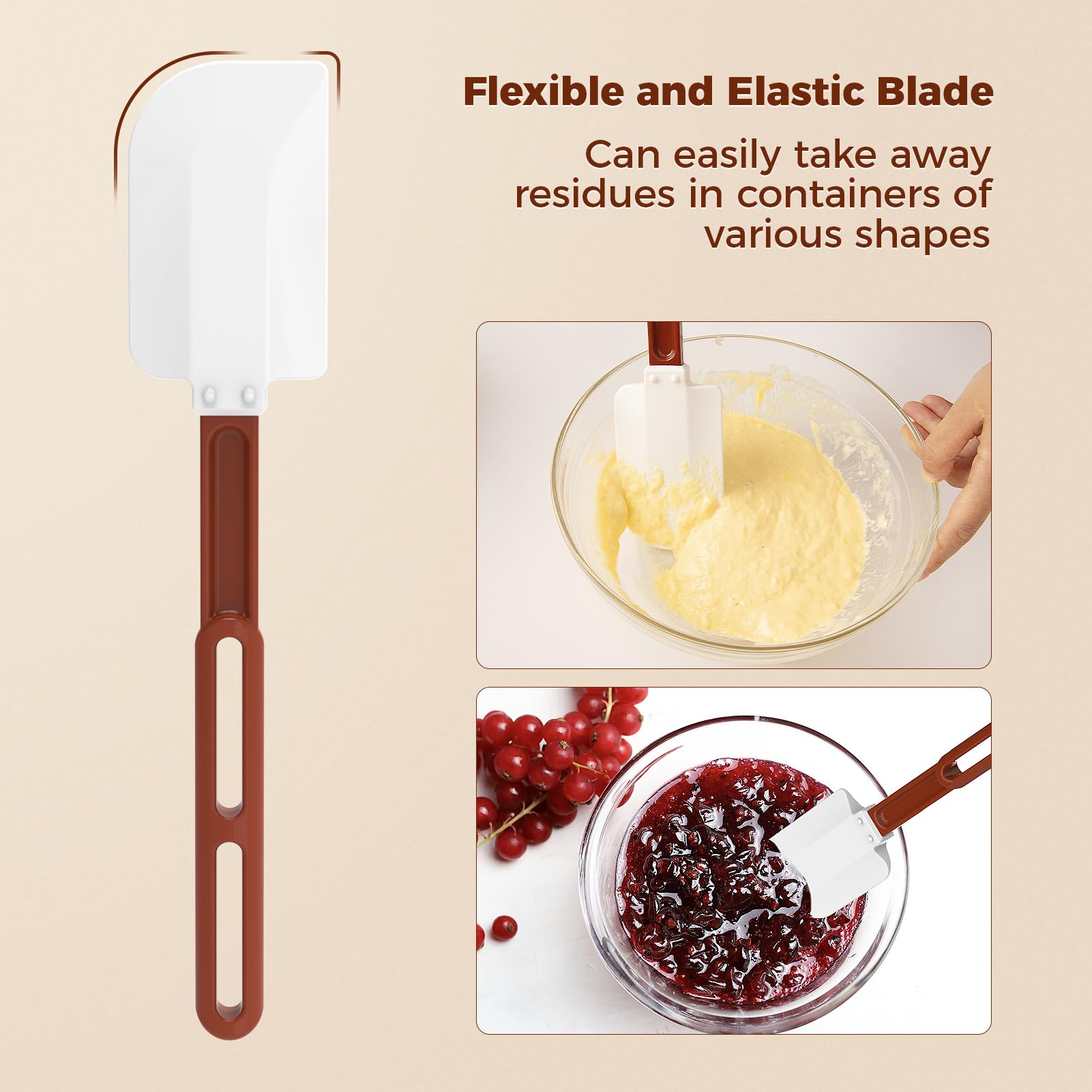 Hoja flexible ReneeChef que se adapta a bordes de cuencos