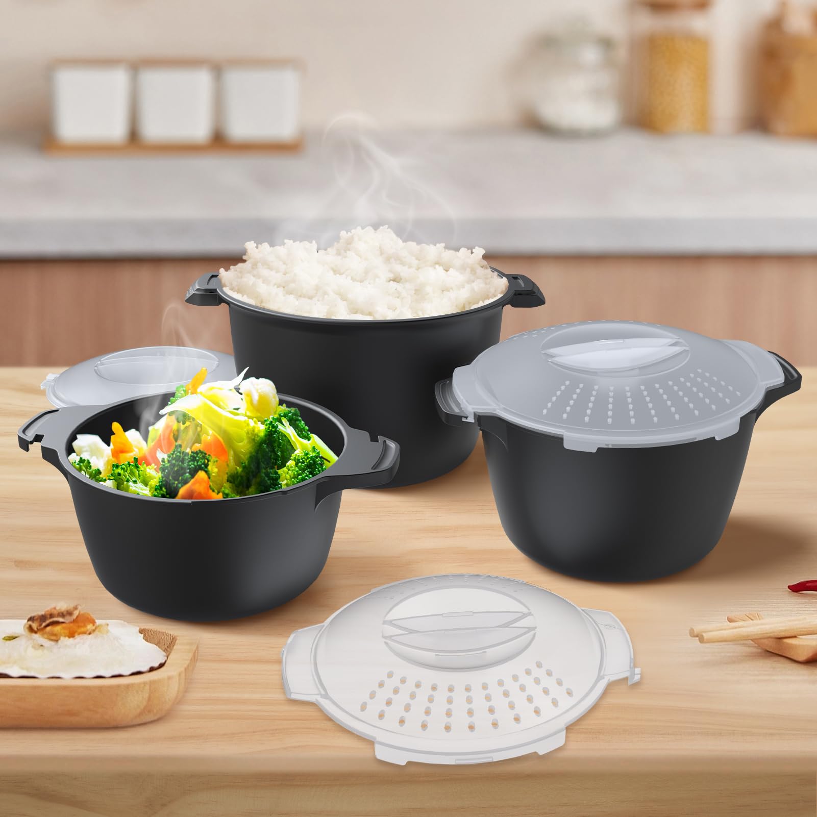 Apto para lavavajillas ReneeChef, limpieza rápida tras la comida.