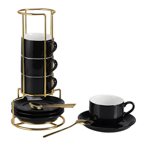 RENEWREVITAL taza de café expreso de 3 onzas, juego de 4 para casa
