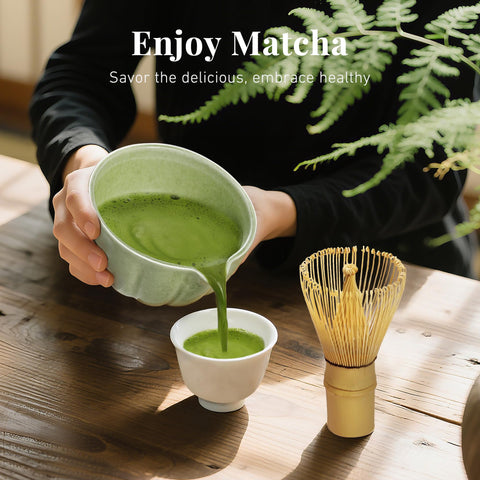 Renmxj Matcha tamiz de acero inoxidable para filtrado limpio