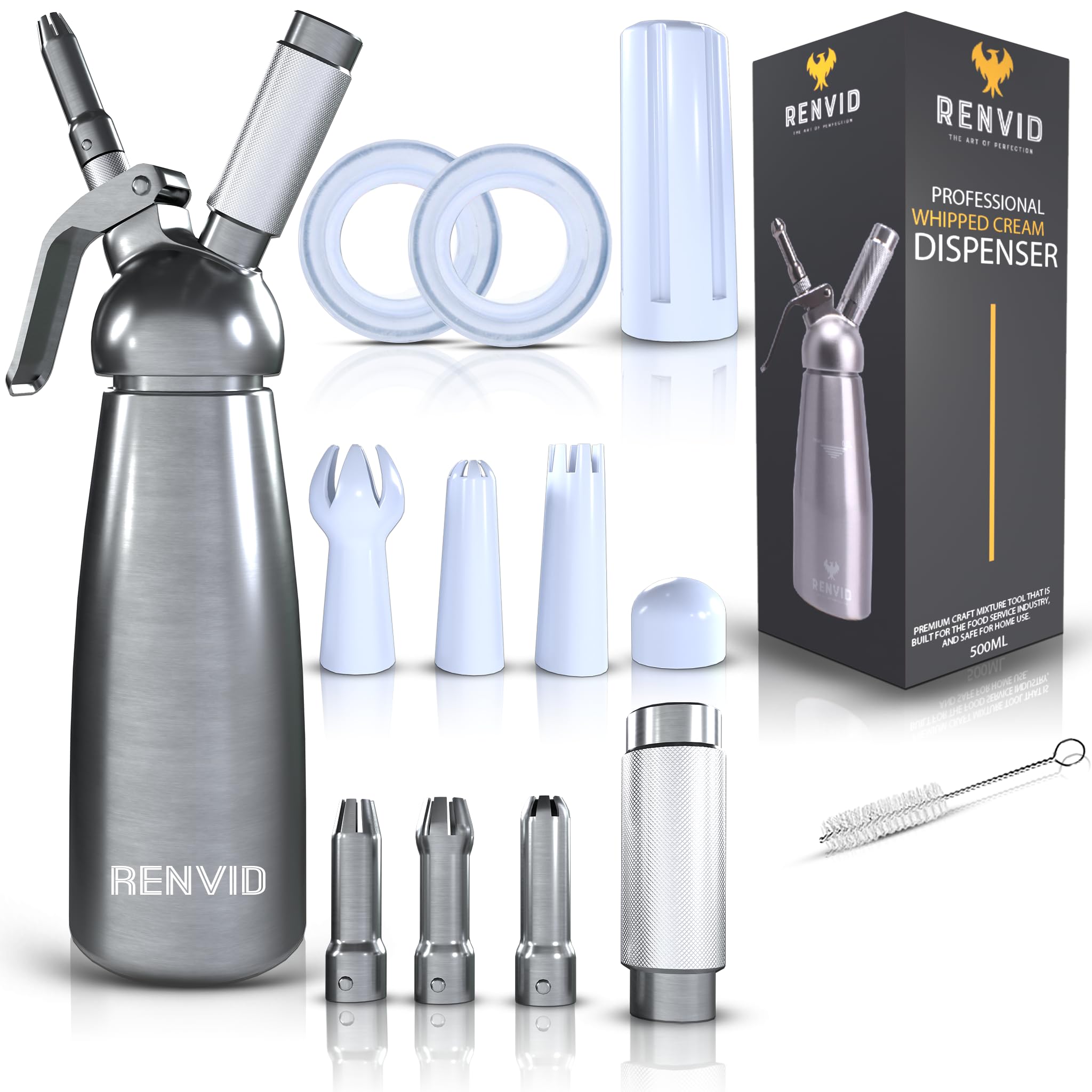 RENVID dispensador crema 500ml para uso doméstico fácil y rápido