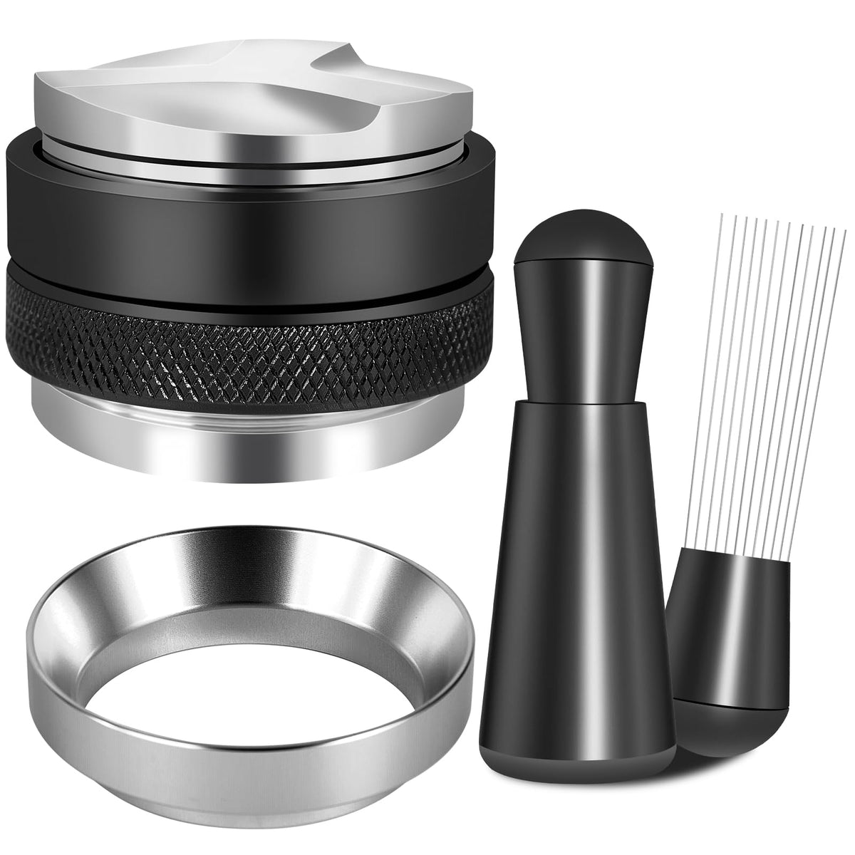 Kit de accesorios Reoszeank para espresso 51 mm, ideal para casa.