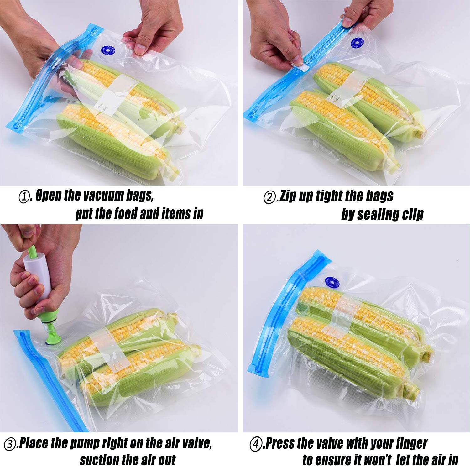 Repinsta bolsas para cocción al vacío uso versátil: fácil manejo y porciones.