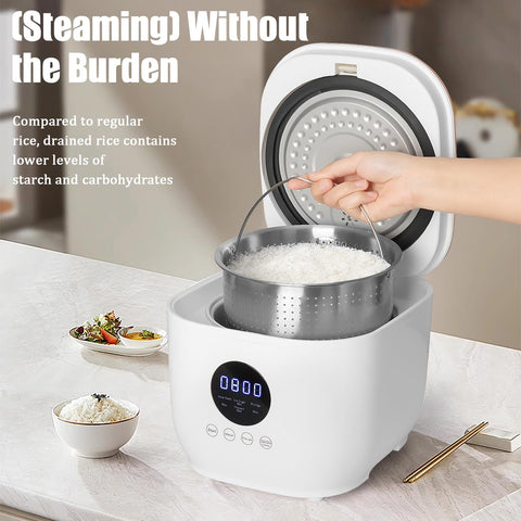 Cesta de vapor RERCIT para verduras al vapor y arroz suave.