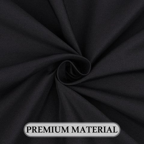 Acabado suave y resistente a arrugas del mantel RestfulGlow negro