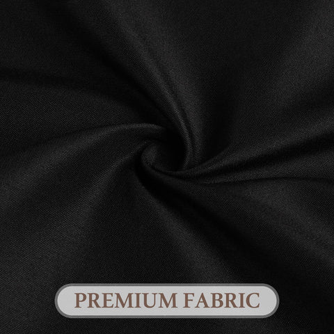 Mantel RestfulGlow negro lavable y fácil de cuidar para uso diario.