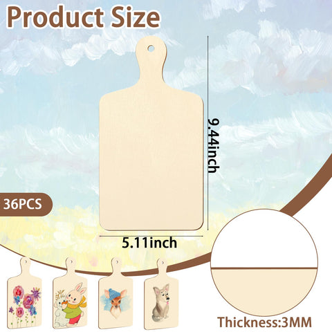 Retainbre mango curvado tabla corte, diseño cómodo para cortar y presentar