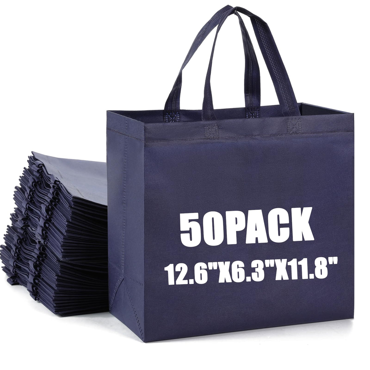 Retainbre bolsas no tejido plegables con asas para compras sostenibles