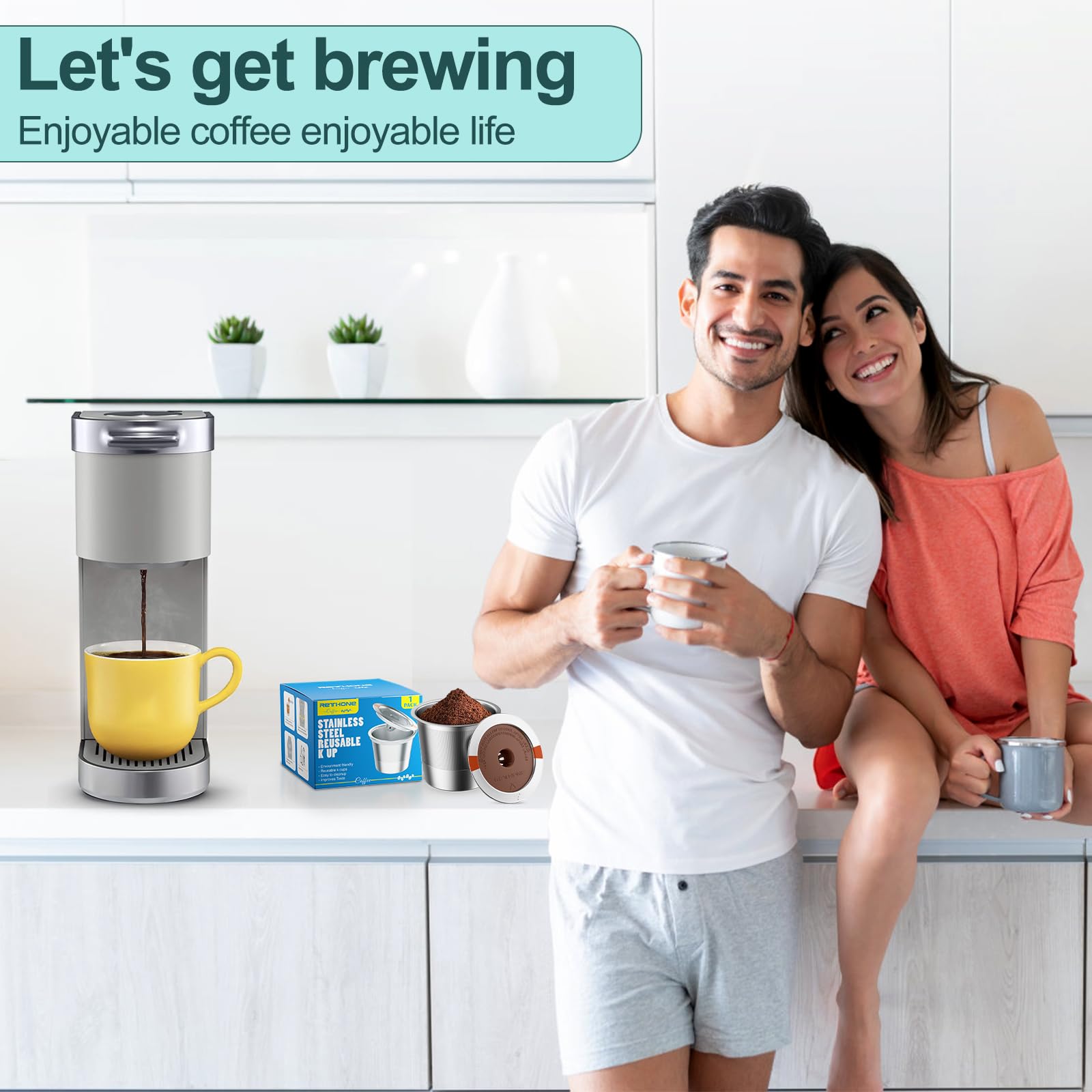RETHONE K Cup diseño de una pieza garantiza sellado estable.