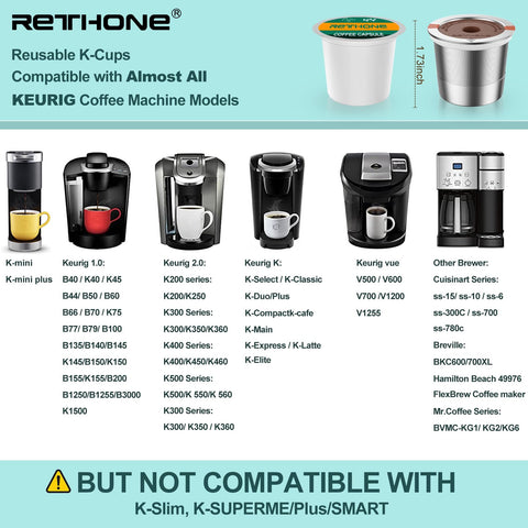 RETHONE cápsula con sello embebido y malla densa para aroma y filtración