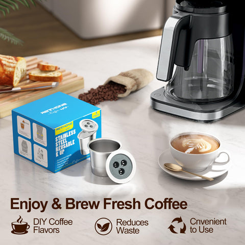 RETHONE cápsulas K compatibles con Ninja Dual Brew Pro para flexibilidad.