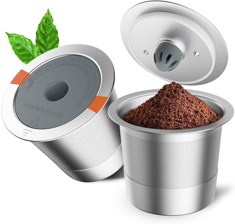 RETHONE K-Cup para Keurig con acero inoxidable y filtración resistente para café reutilizable.