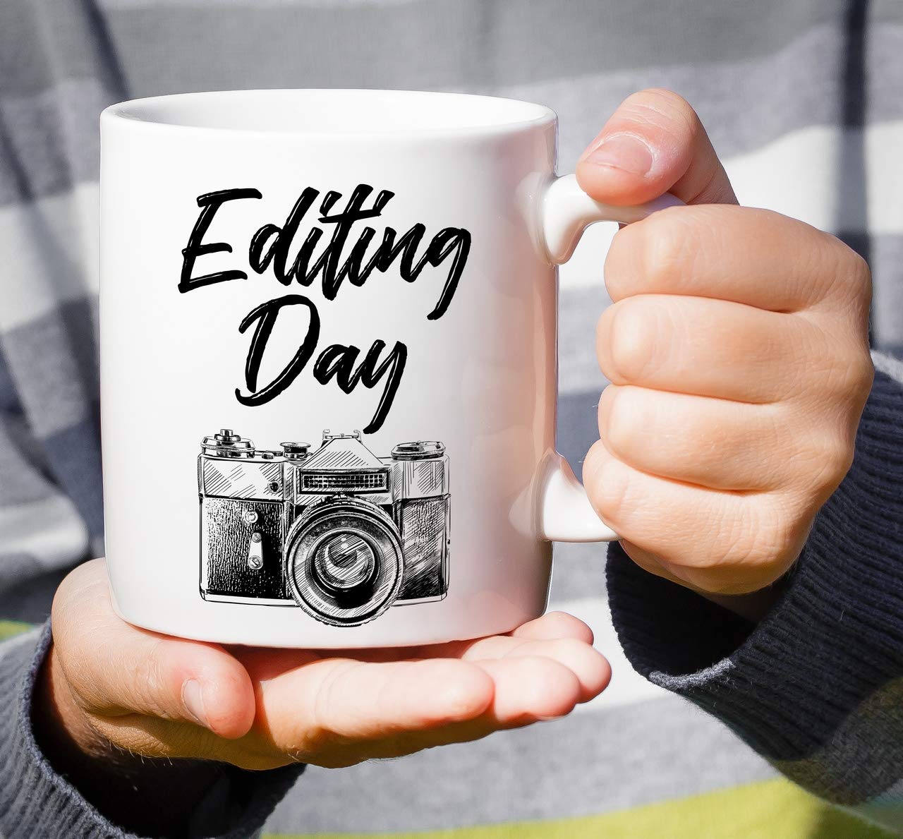 Retreez Taza para café con tema de cámara, apta para microondas.