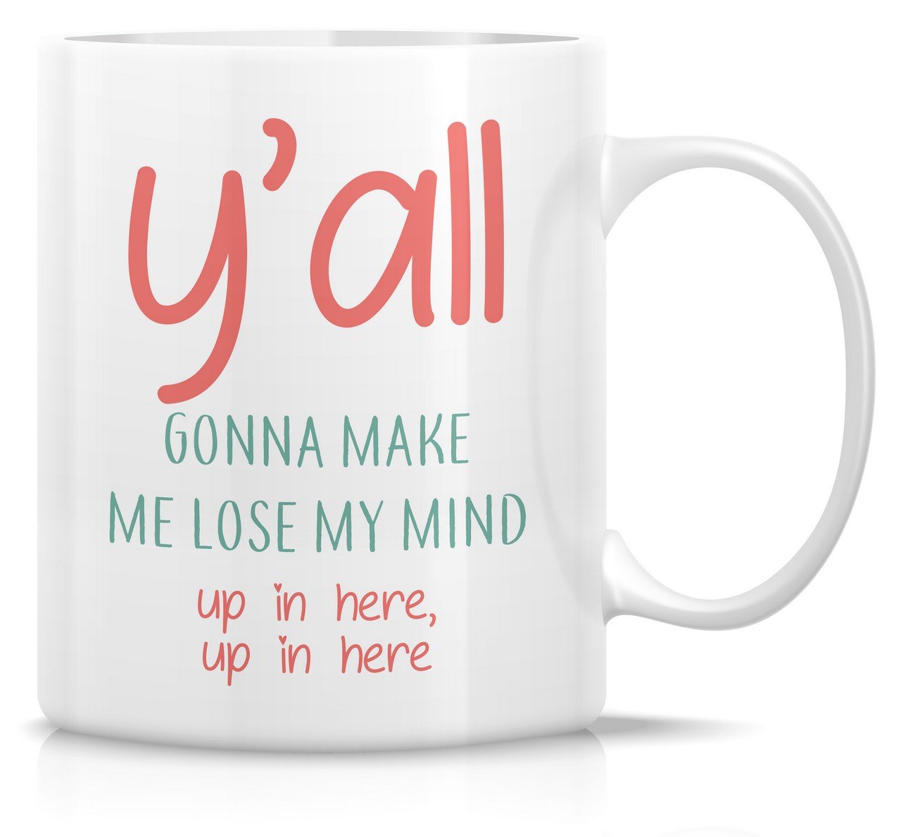 Taza Retreez 11 onzas frente: diseño divertido para empezar el día