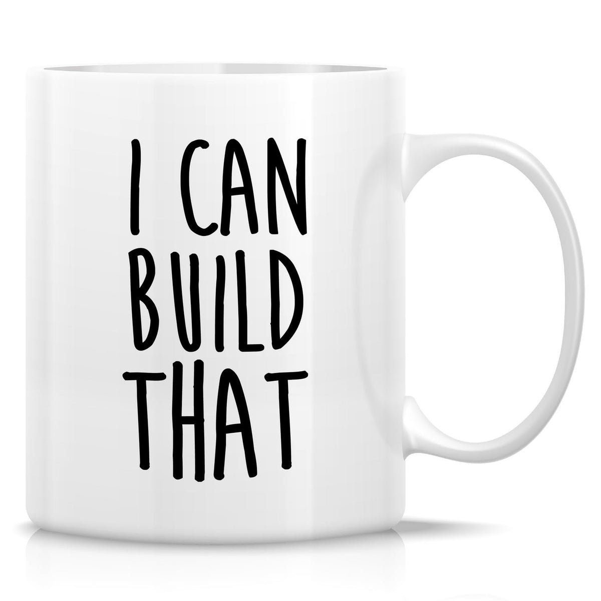 Retreez taza constructor con frase puedo construirlo, ideal para empezar la mañana.