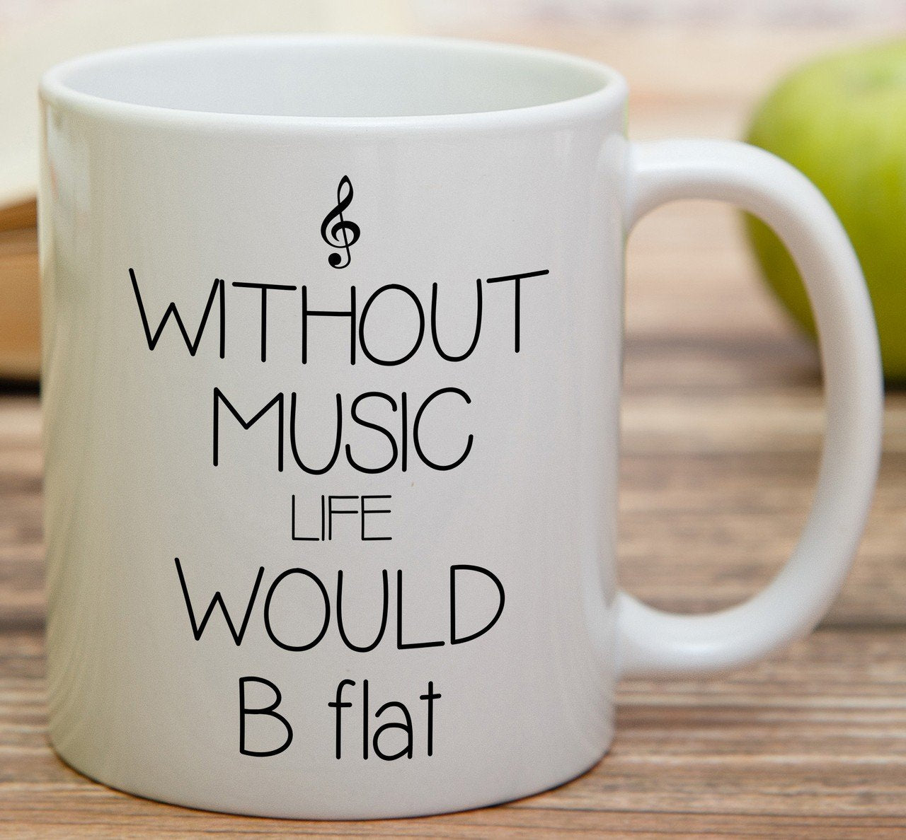 Retreez taza con tema musical, regalo perfecto para músicos y fanáticos.