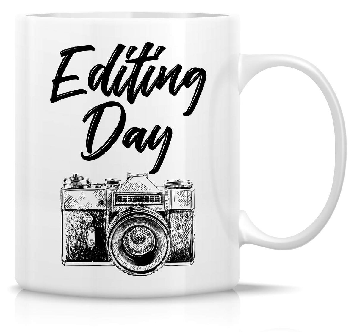 Retreez Taza divertida con temática de cámara, ideal para empezar la mañana.