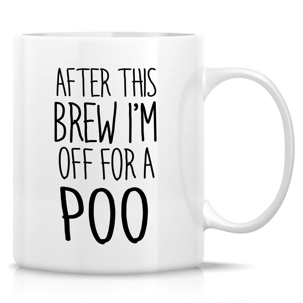Retreez taza divertida después del café para empezar el día con humor.