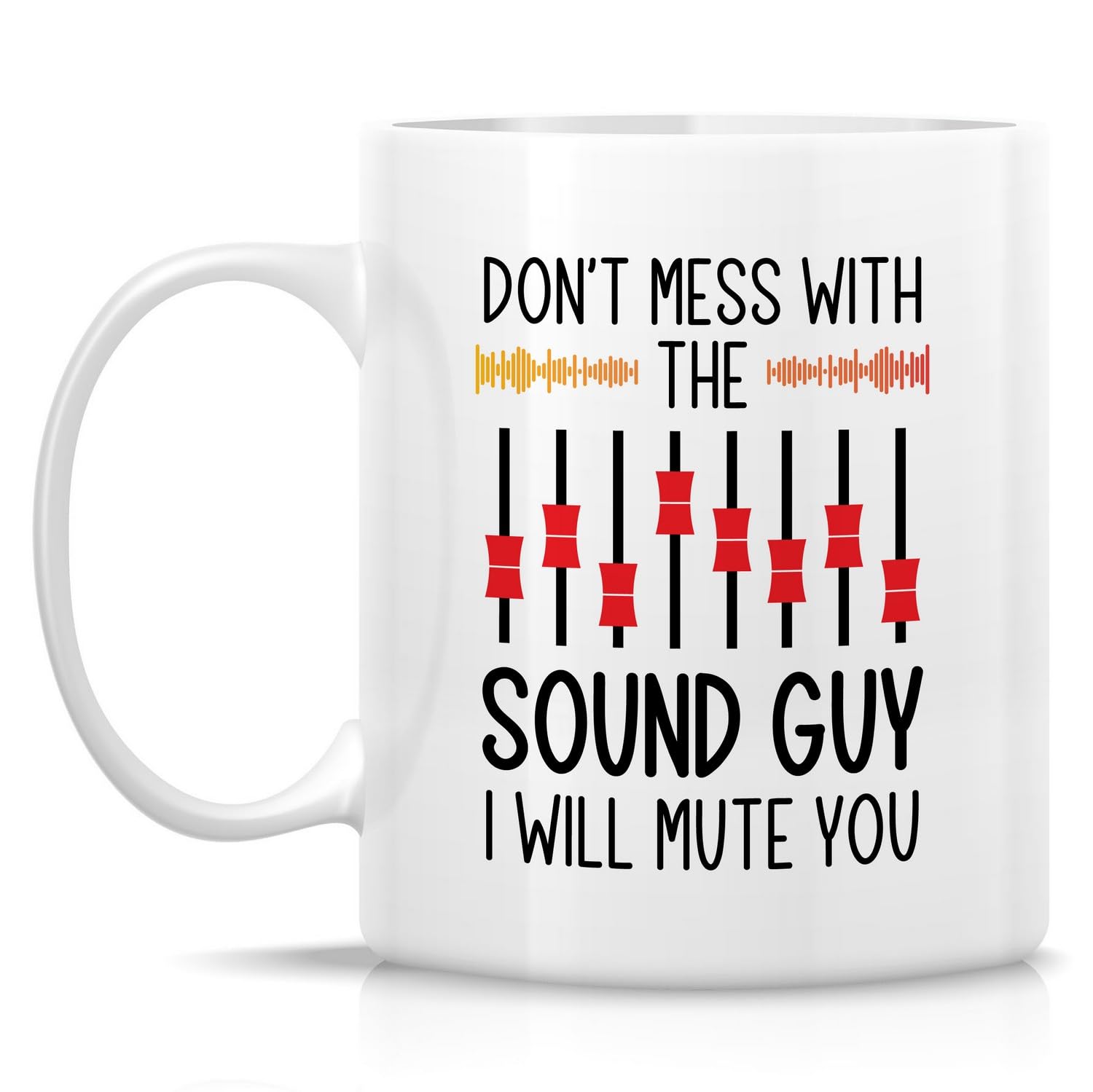 Retreez taza divertida para ingeniero de sonido, añade un toque de humor al día en el estudio.