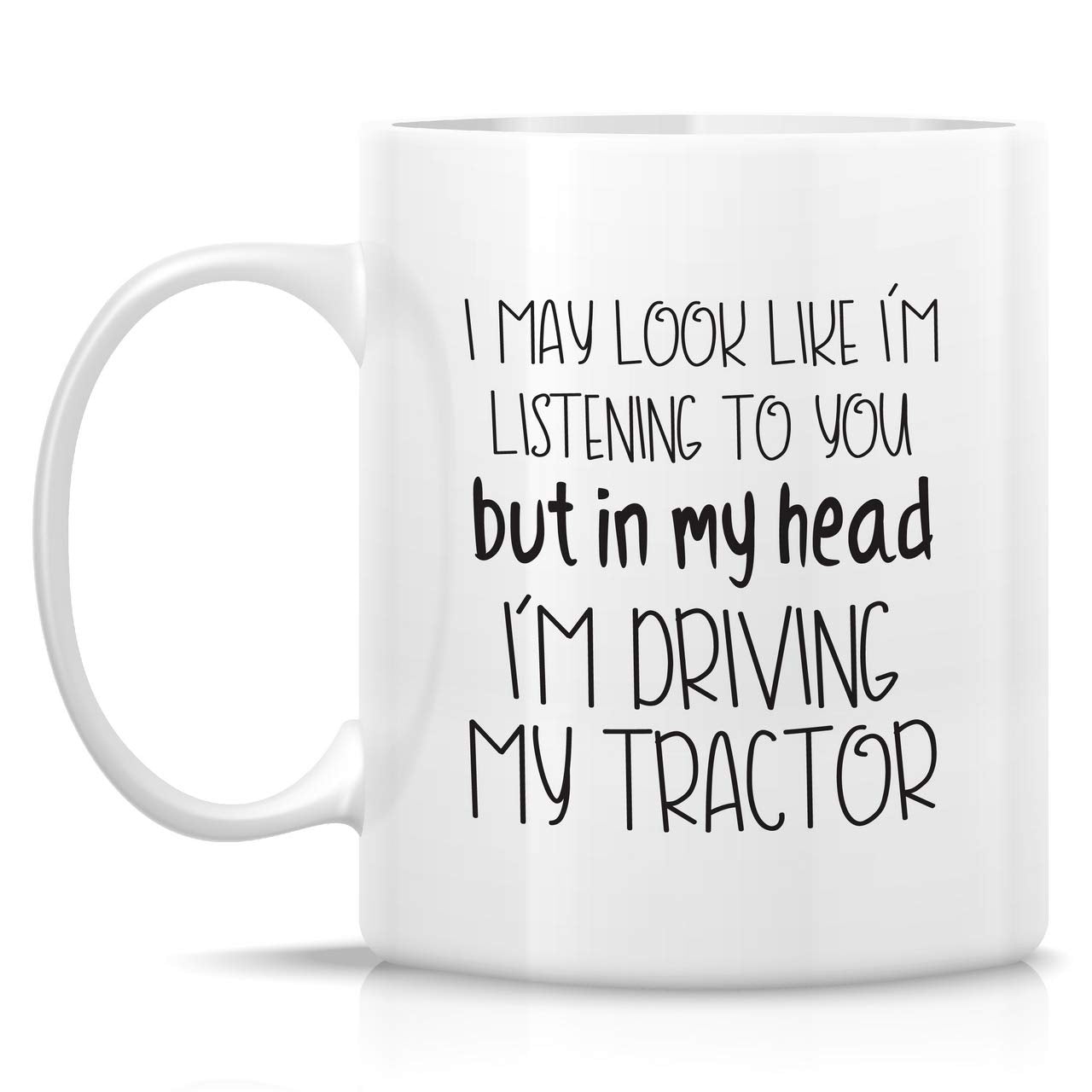 Taza Retreez en dorso con mensaje divertido, perfecta para pausas cafetera.