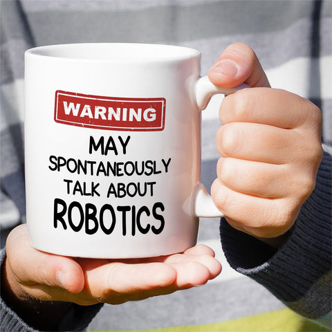 retreez taza robotica-mano-grande-ergonomica, agarre comodo para uso diario