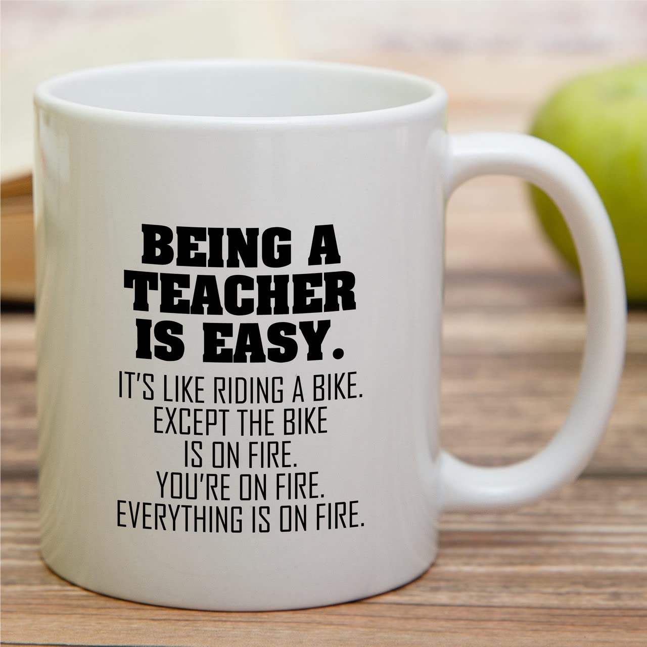 Retreez taza sarcástica con frase educativa, regalo práctico.