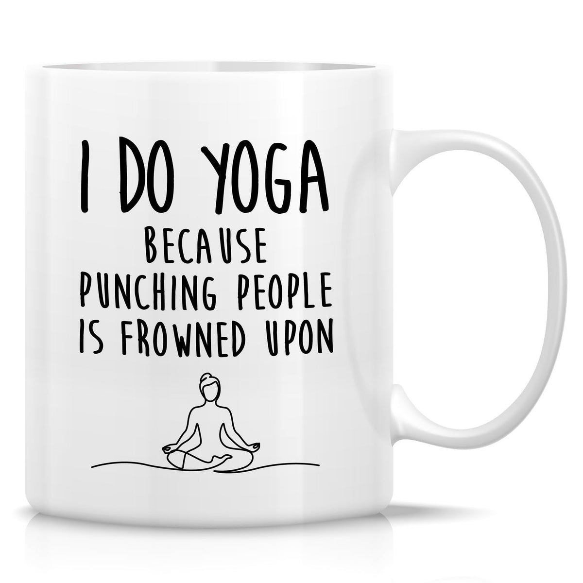 Retreez taza yoga divertida, haz yoga con humor al despertar