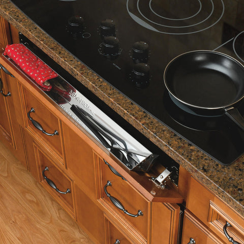 Rev-A-Shelf bandeja deslizante de acero inoxidable para cocina