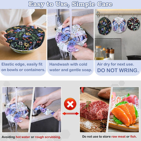 Revahope cubertores de cera reutilizables para múltiples usos culinarios.